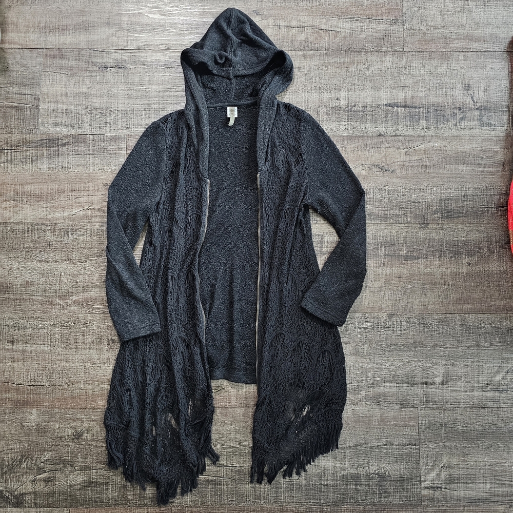 XCVI - Hooded Cardigan